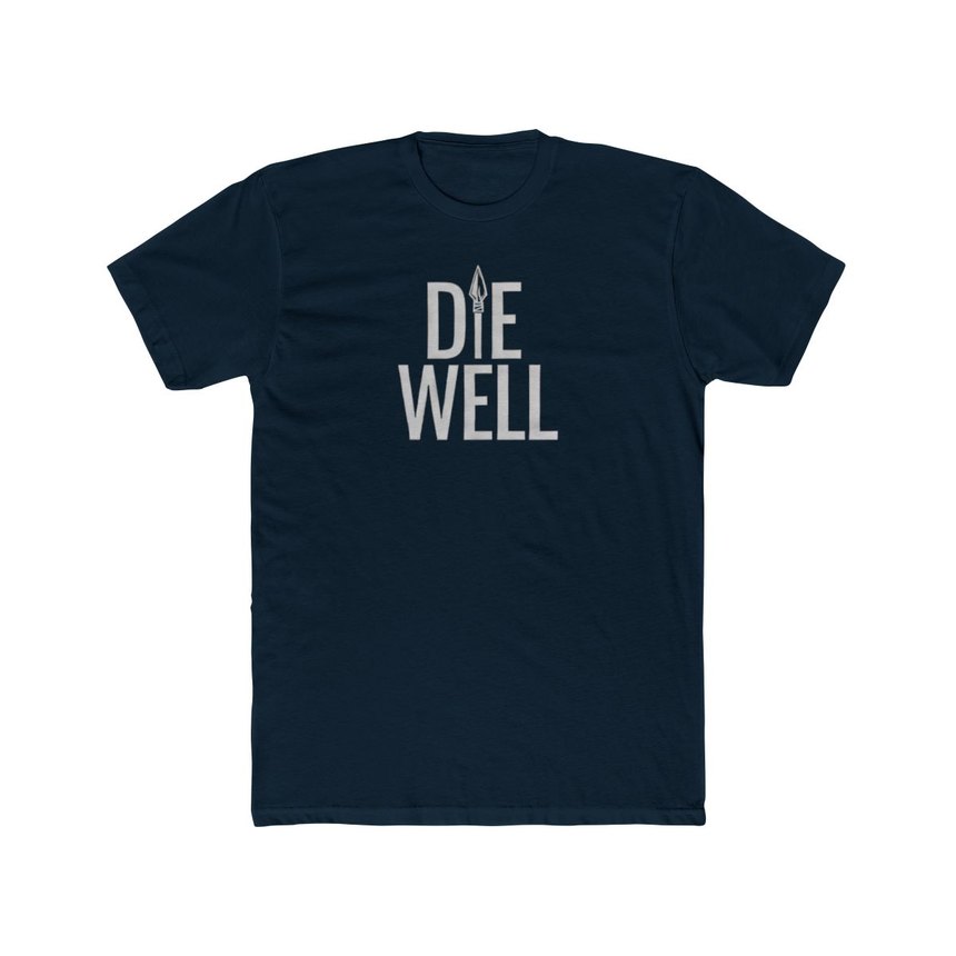 Die Well wordmark tee, solid black
